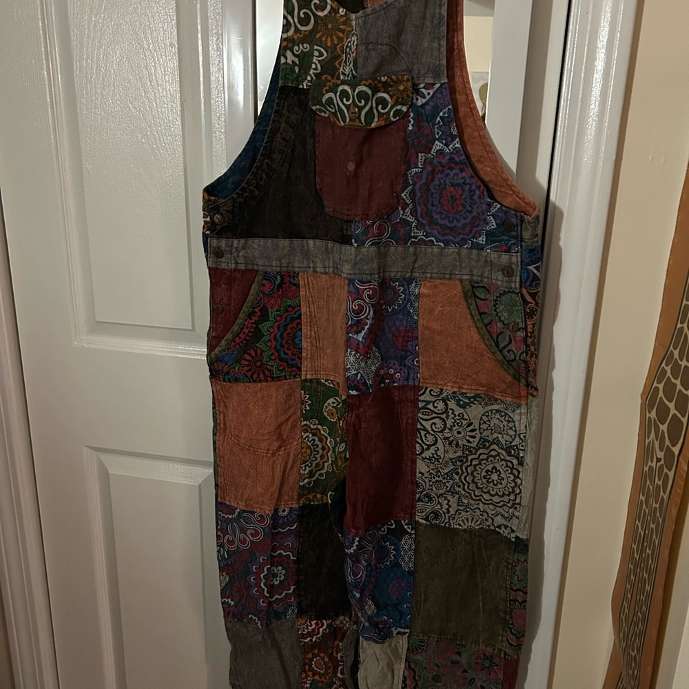 Rising International Multicolor Patchwork wide le… - image 1